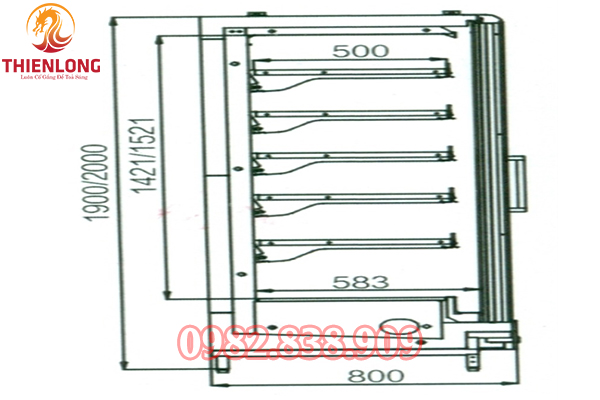 Tủ Đông Đứng 3 Cánh Carrier DB-T80-19003DA8F 1