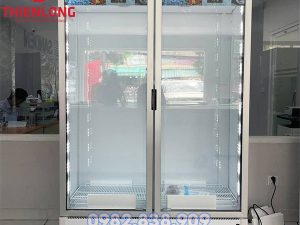 tủ mát 2 cánh sanden intercool spb-1000 1