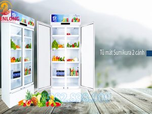 Tủ Mát 2 Cánh Sumikura SKSC-1202WG2-HW-0