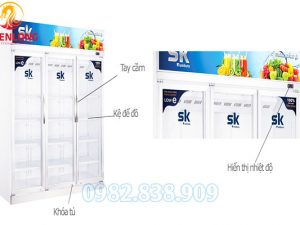 Tủ Mát 3 Cánh Sumikura SKSC-1800FC3 1800 Lít-3