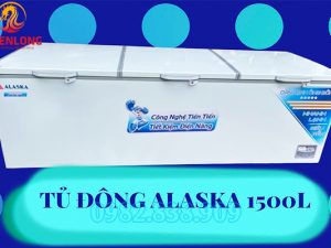 Tủ Đông Nằm Ngang Alaska HB 1500C 1500 Lít-0