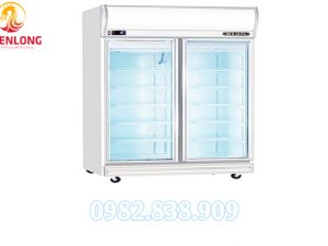 Tủ Mát 2 Cánh Kính Berjaya 2D-DC-SM-3