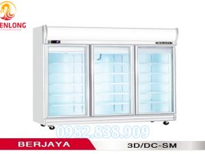 Tủ Mát 3 Cánh Kính Berjaya 3D-DC-SM-0