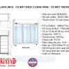 Tủ Mát 3 Cánh Kính Berjaya 3D-DC-SM-1