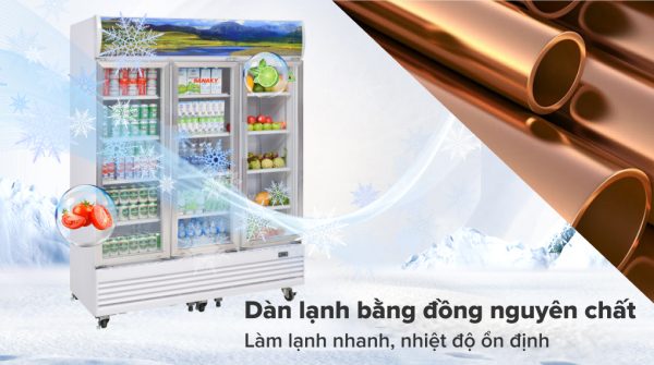 Tủ Mát Sanaky 3 Cánh VH-1520HP-2