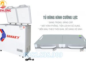 Tủ Đông Sanaky VH-4099W2K Mặt Kính Cường Lực-3