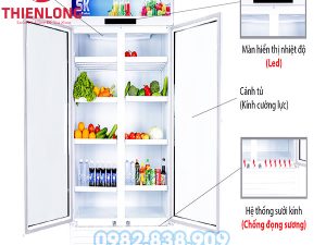 Tủ Mát 2 Cánh Sumikura SKSC-1200HW2-0