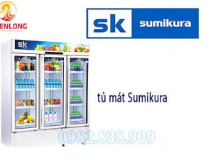 Tủ Mát 3 Cánh Sumikura SKSC-1403WG3-E